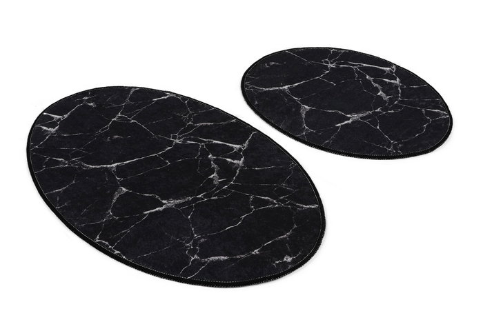 Mijölnir Juego de Alfombras de Baño Marble Djt Multicolor